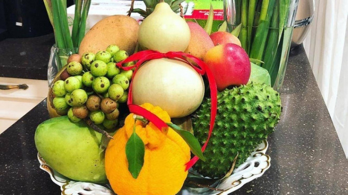 Mâm ngũ quả miền Nam chú trọng đến ý nghĩa các loại quả theo tên gọi.