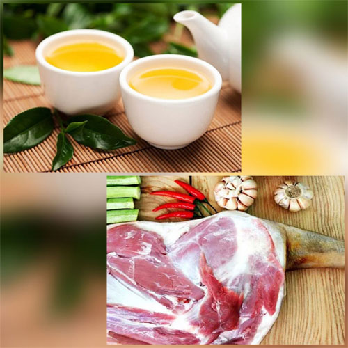 Nhóm thực phẩm kỵ nhau số 17 - Nước chè và thịt dê/thịt chó