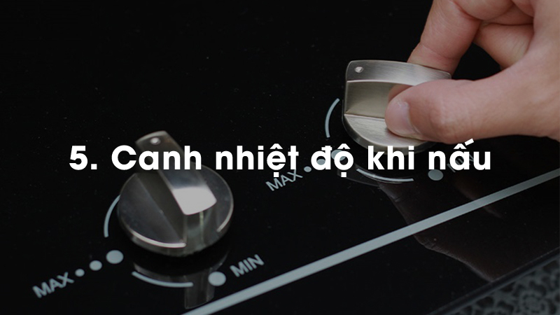 Canh nhiệt độ khi nấu