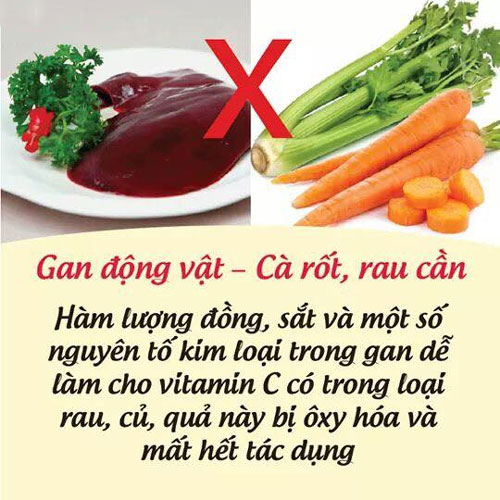 Gan động vật - Cà rốt - Rau cần