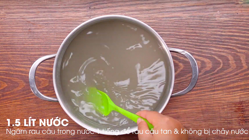 Cách nấu rau câu sơn thủy từ bột rau câu Vũ Minh SoviAgar