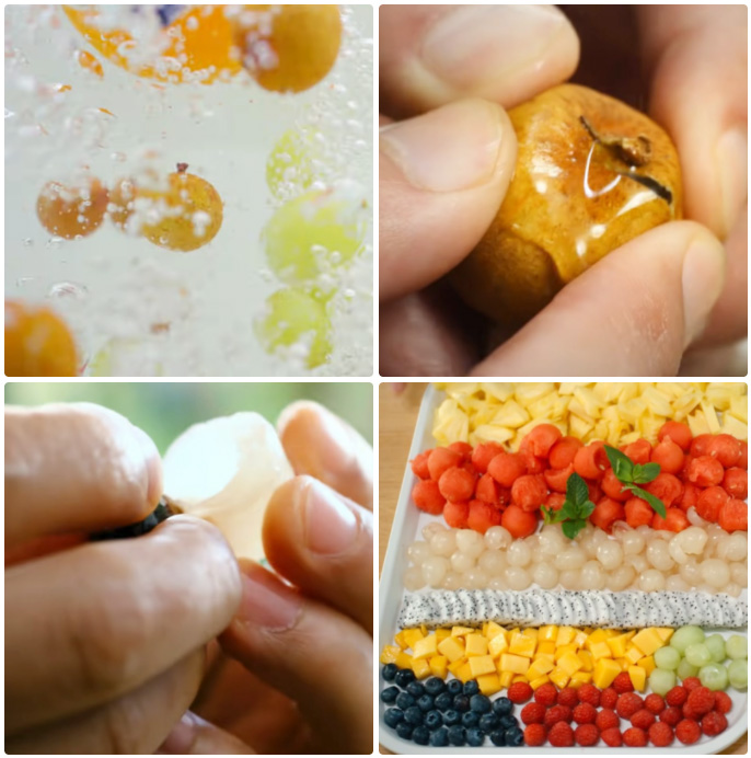 Sơ chế các loại hoa quả