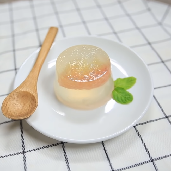 Thạch bưởi đào không lo bị béo