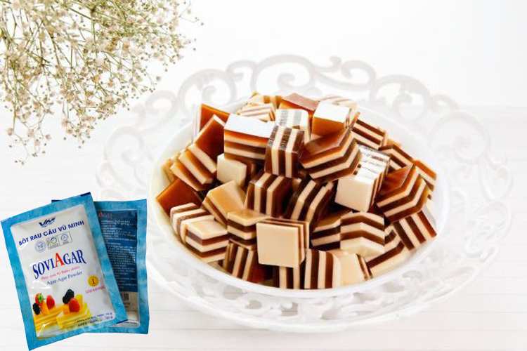 Sử dụng bột rau câu Vũ Minh SoviAgar cho đông sương rau câu cafe được thơm ngon, hấp dẫn nhất