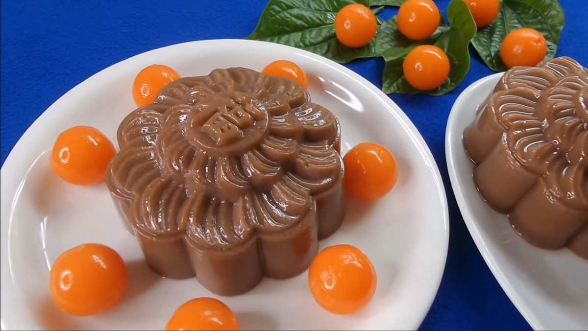 Bánh trung thu rau câu milo hấp dẫn