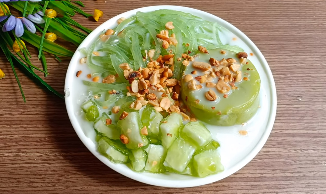 Thành phẩm món chè xanh chuẩn vị miền Tây hấp dẫn