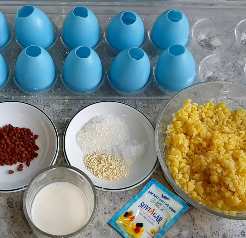 Nguyên liệu làm trứng chay thơm ngon, mới lạ từ bột rau câu Vũ Minh SoviAgar