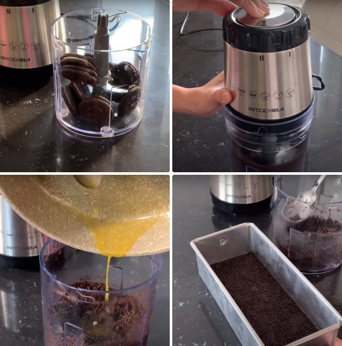 Các bước làm lớp bánh oreo nghiền- Agar Việt Nam Vũ Minh