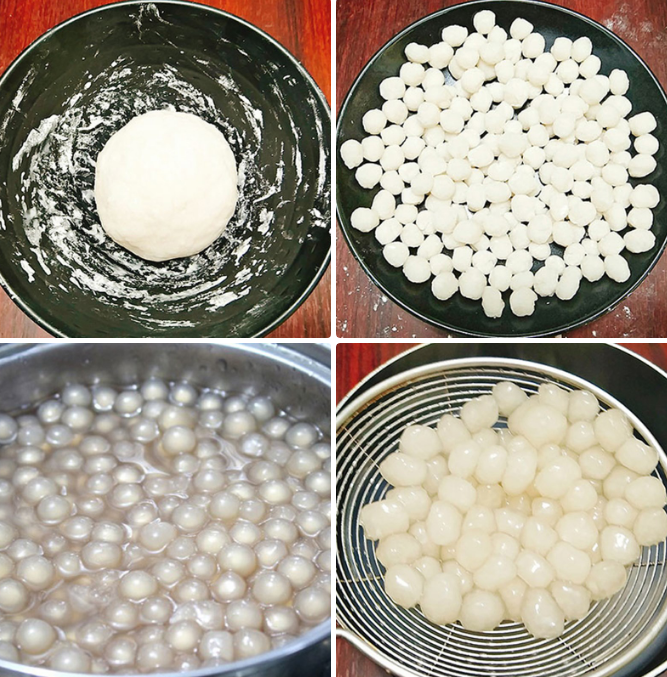 Các bước làm trân châu từ bột rau câu Vũ Minh SoviAgar