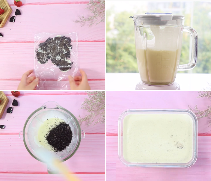 Các bước làm ken oreo