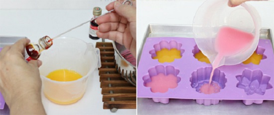 Tạo màu cho bánh trung thu rau câu bằng màu thực phẩm
