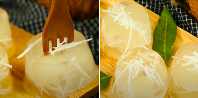 Mẹo sử dụng thạch nhãn dừa ngon