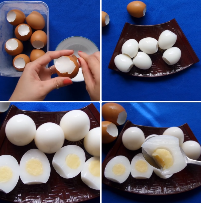 Thành phẩm thạch rau câu trứng gà