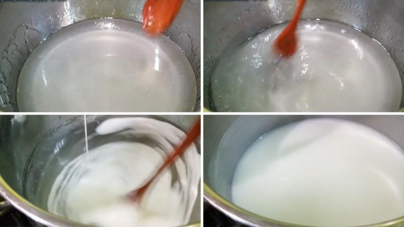 Nấu nước cốt dừa