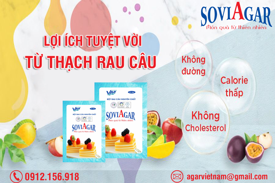 Vì sao bột rau câu SoviAgar Vũ Minh được ưa chuộng đến vậy?