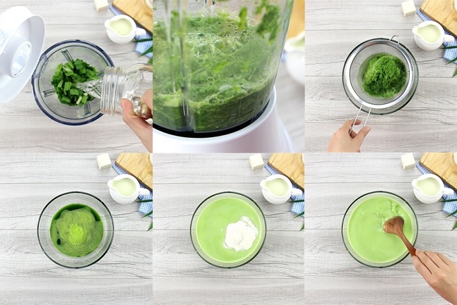 Cách làm rau câu đậu nành lá dứa từ bột agar SoviAgar
