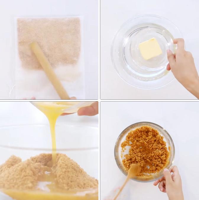 Làm đế cheesecake