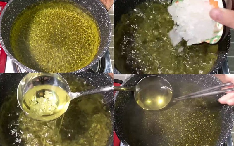 Hoà tan đường phèn trong nước
