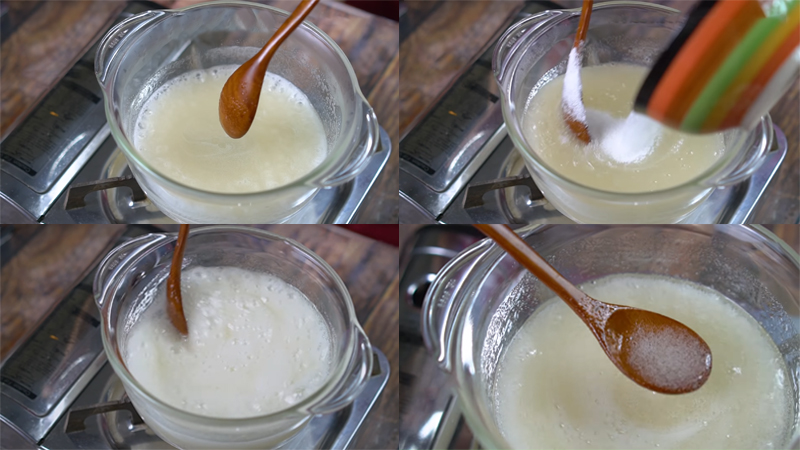 Nấu bột rau câu