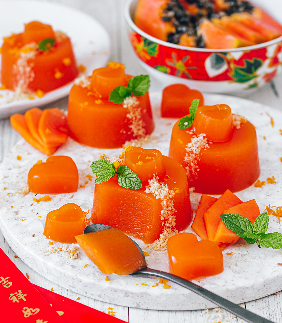 Thạch Đu Đủ Tại Nhà 