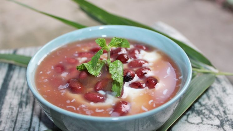 chè giải nhiệt mùa hè - chè đậu đỏ