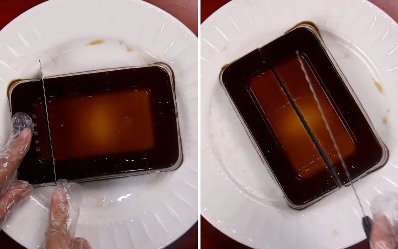Thành phẩm rau câu flan cheese