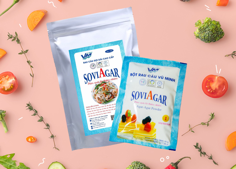 Bột rau câu, rau câu sợi Vũ Minh SoviAgar- Nguyên liệu tạo nên những món chay thơm ngon