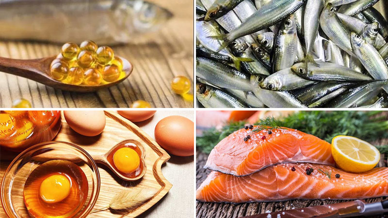 Một số thực phẩm giàu vitamin D