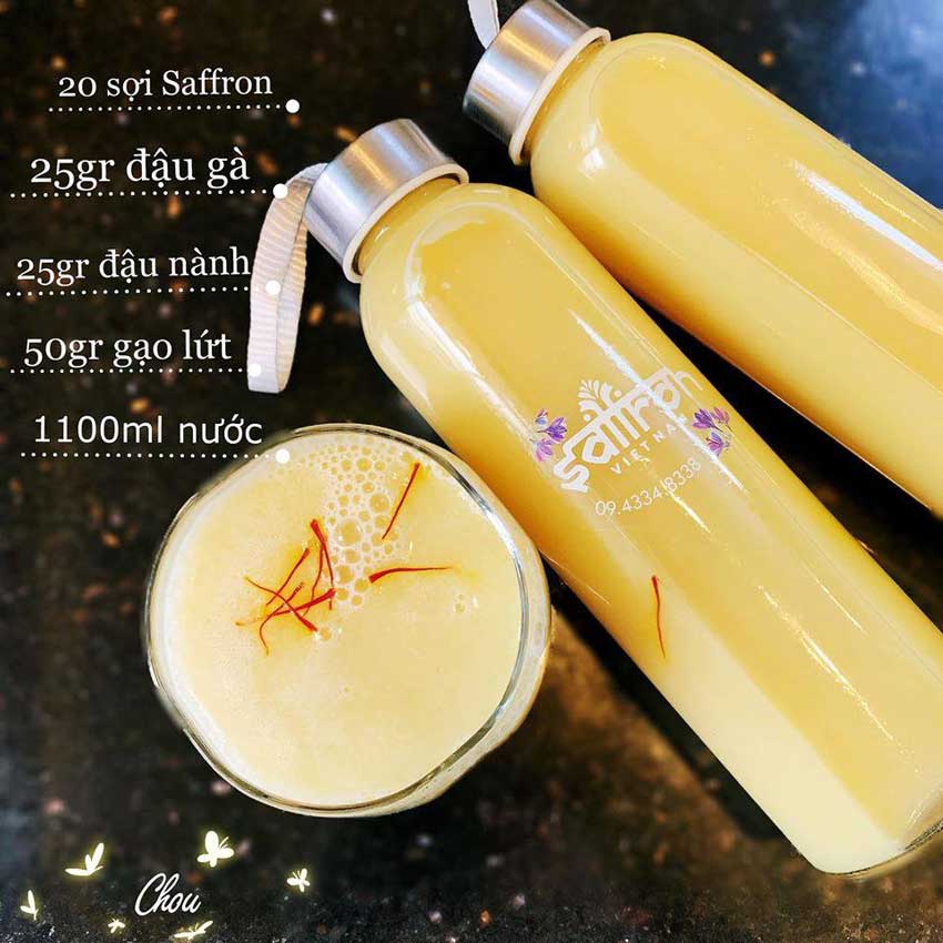 3. Sữa saffron gạo lứt