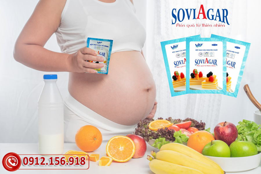 Bột rau câu Vũ Minh SoviAgar chất lượng, an toàn với mọi đối tượng kể cả mẹ bầu