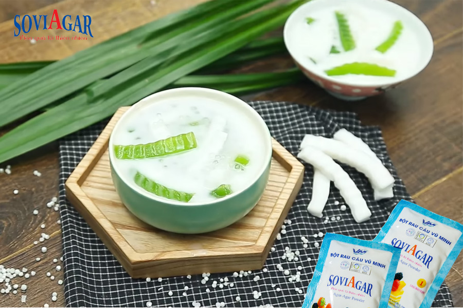 Các món chè, thạch làm từ bột rau câu Vũ Minh Soviagar giòn ngon khó cưỡng