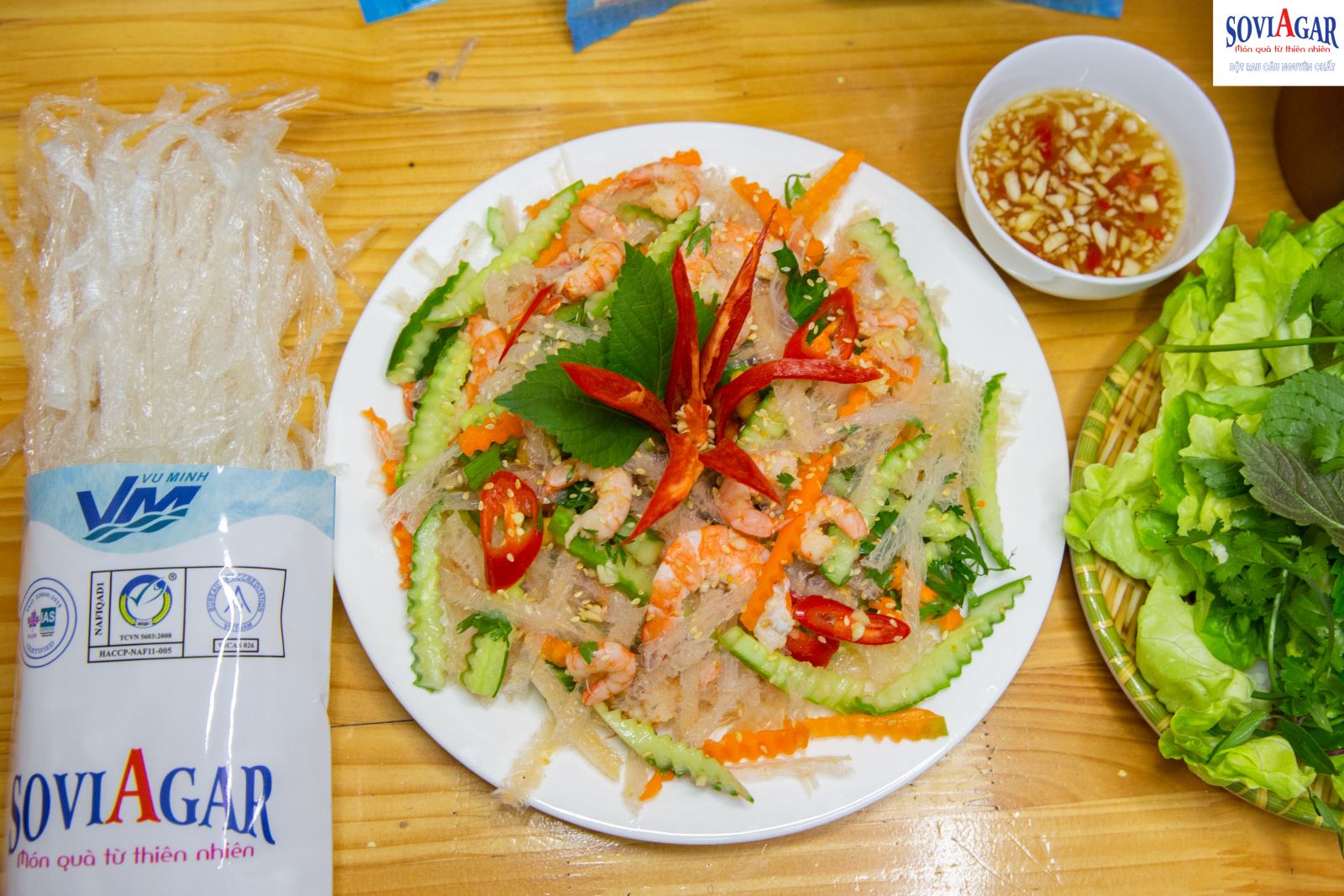 Rau câu sợi Vũ Minh Soviagar - sản phẩm hỗ trợ giảm cân hiệu quả