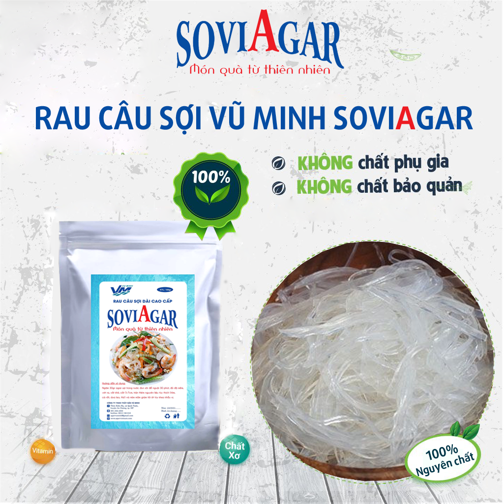 Rau câu sợi dài Vũ Minh SoviAgar, cho món ăn thơm ngon đúng điệu