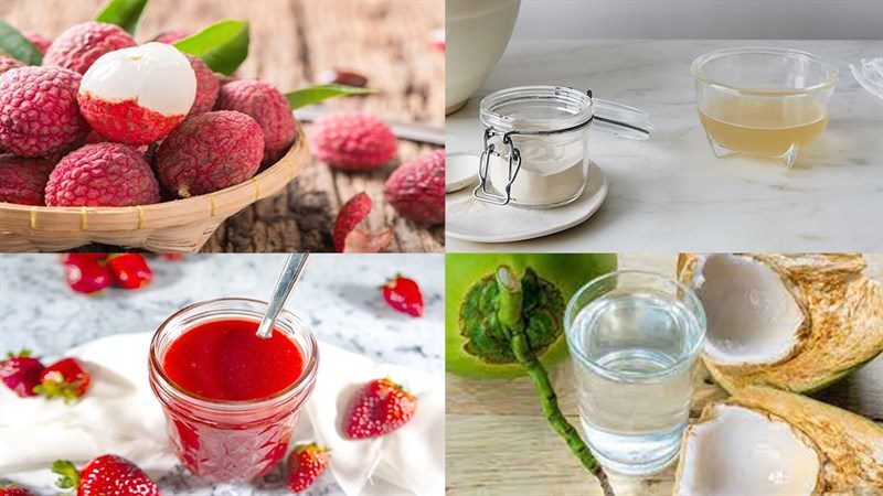 Thành phẩm chè rau câu nhục nhãn