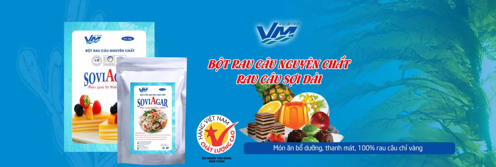 Cung cấp, phân phối bột agar Vũ Minh SoviAgar chất lượng, uy tín số 1 thị trường