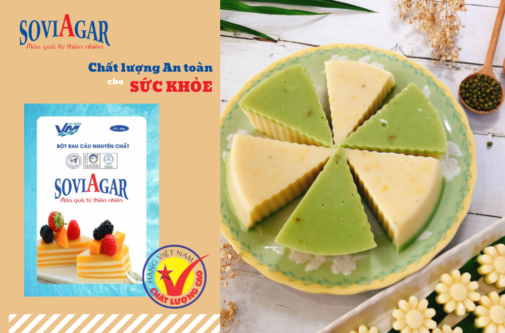 Bột agar SoviAgar Vũ Minh chất lượng, an toàn cho sức khỏe