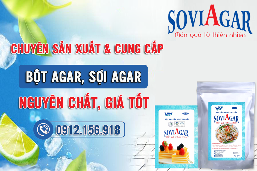 Đơn vị sỉ lẻ bột rau câu, rau câu sợi nguyên chất, giá tốt nhất thị trường