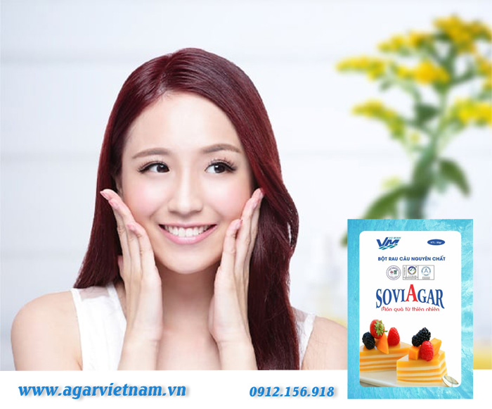 Làn da thêm khỏe mạnh với bột rau câu Vũ Minh SoviAgar