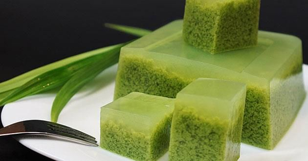 Rau câu san hô lạ mắt, thơm thơm vị lá dứa
