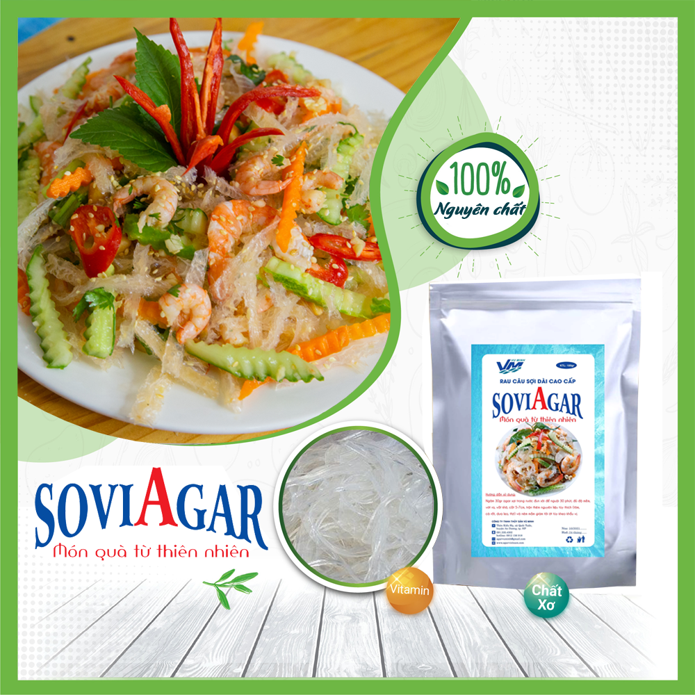 Rau câu sợi Vũ Minh SoviAgar- Sản phẩm chất lượng số 1 trên thị trường