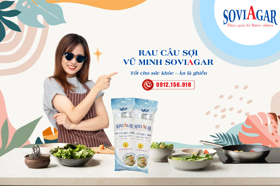 Mua rau câu sợi Vũ Minh SoviAgar, đặc sản Hải Phòng, uy tín cho ngày tết