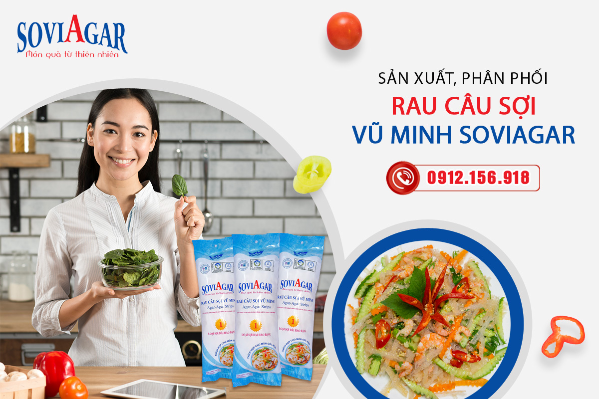 Chuyên phân phối bột agar - agar Vũ Minh SoviAgar số lượng lớn, giá tốt