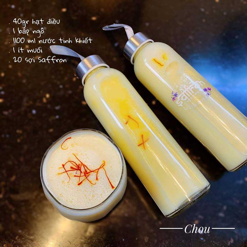 1. Sữa hạt nhụy hoa nghệ tây