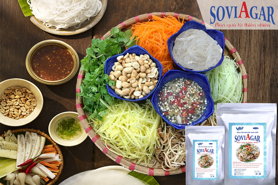 Ngon miệng với gỏi rau câu chay thanh đạm, cực dễ làm