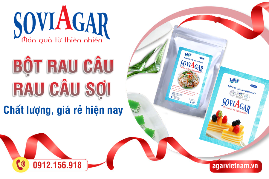 Nơi bán bột rau câu, rau câu sợi giá rẻ, chất lượng số 1 hiện nay