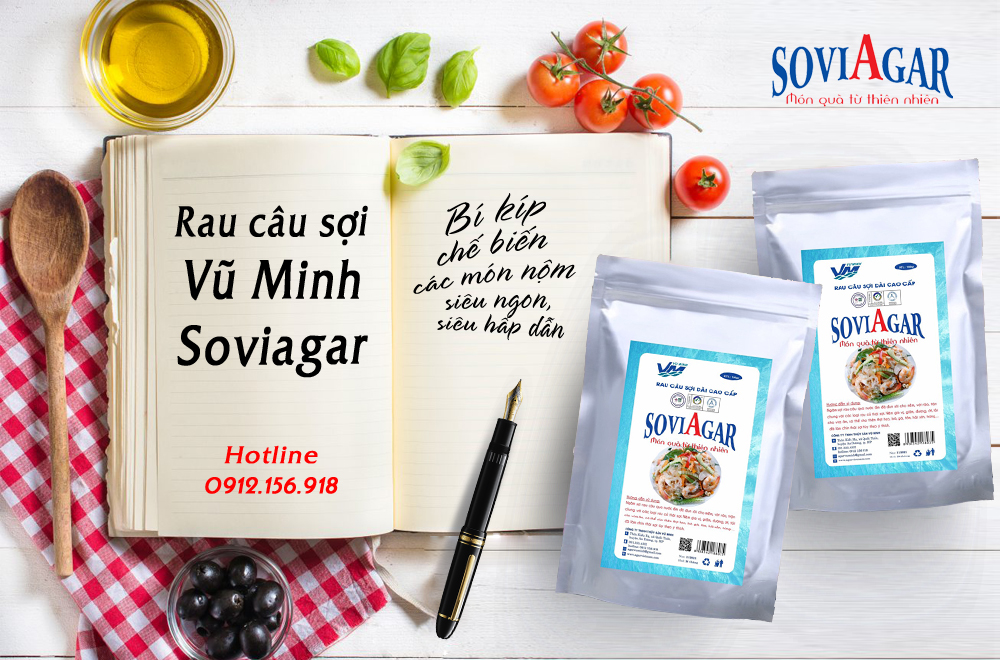 Rau câu sợi Vũ Minh Soviagar - Bí kíp chế biến các món nộm siêu ngon, siêu hấp dẫn