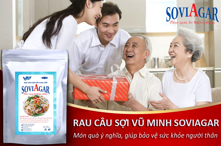 Rau câu sợi Vũ Minh SoviAgar- Món quà ý nghĩa, giúp bảo vệ sức khỏe người thân