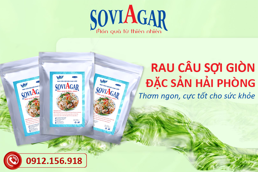 Rau câu sợi giòn- Đặc sản Hải Phòng thơm ngon, cực tốt cho sức khỏe