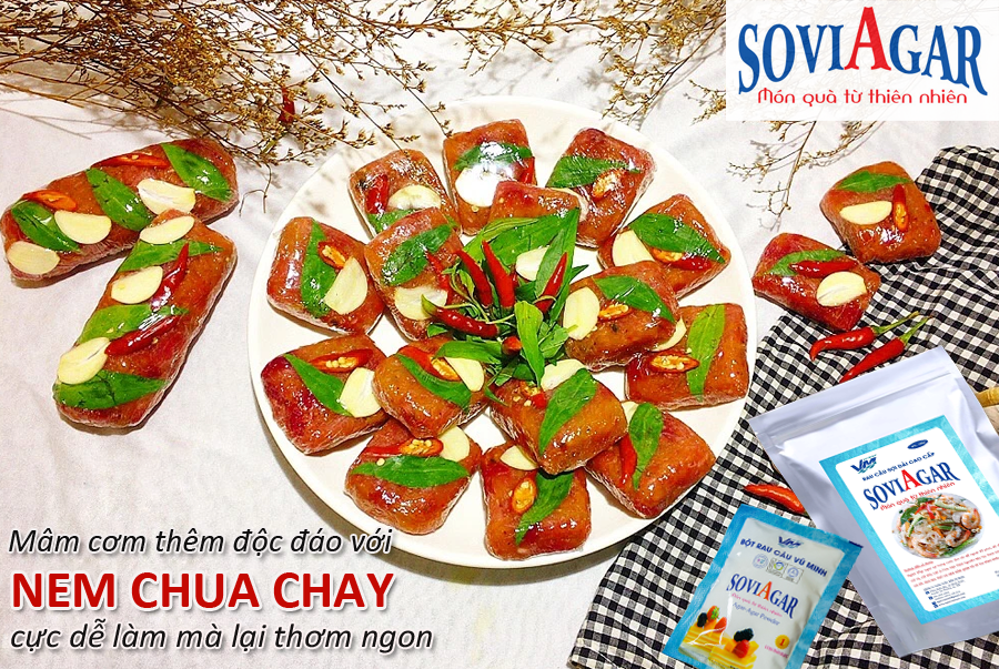 Mâm cơm thêm độc đáo với món nem chua chay cực dễ làm mà lại thơm ngon 