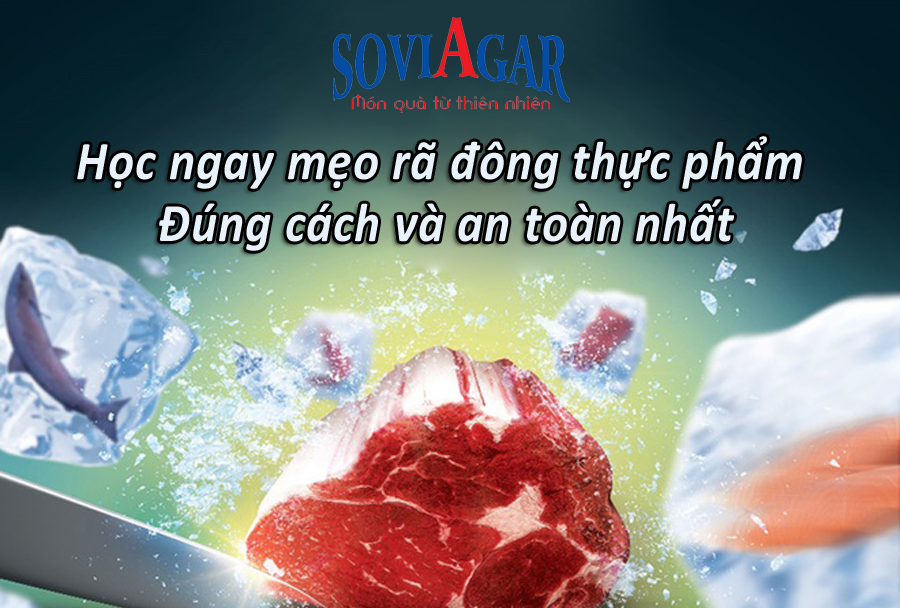 Học ngay mẹo rã đông thực phẩm đúng cách và an toàn nhất